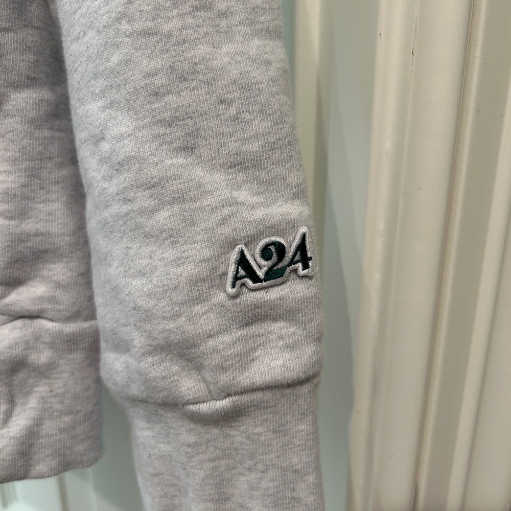 A24 “Grey Dots” Flower Sweatshirt - Picture 2 of 4